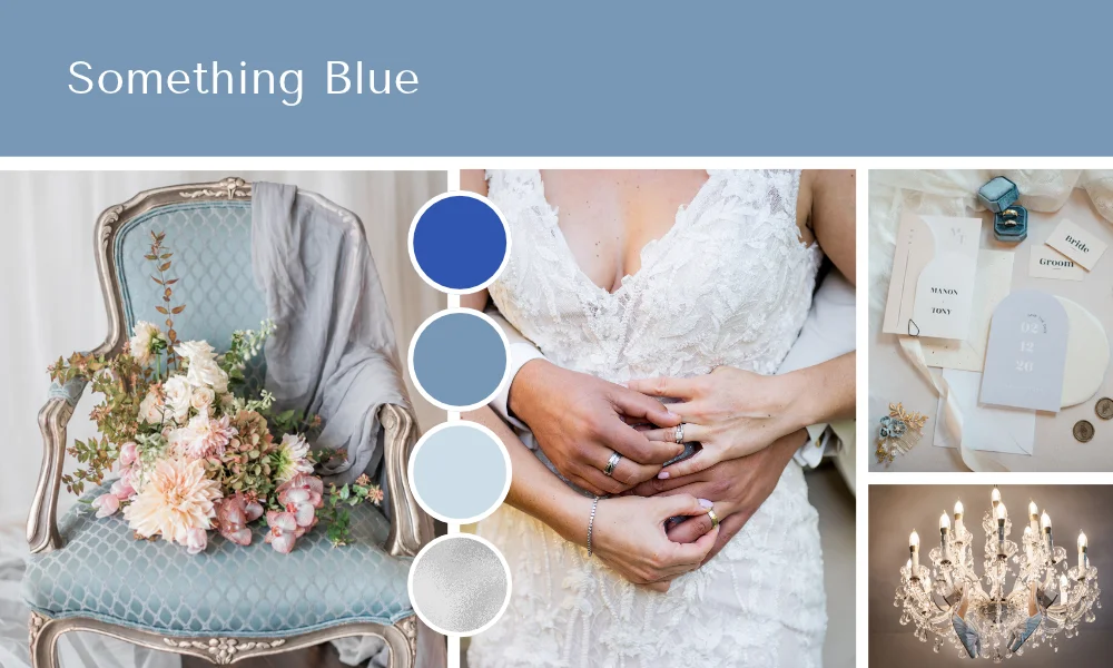 Something Blue, fris en elegante ton sur ton blauwtinten zien we veel terug bij bruiloften in 2027